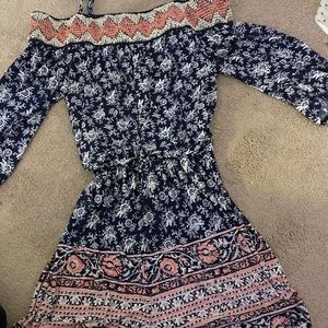 Off shoulder romper